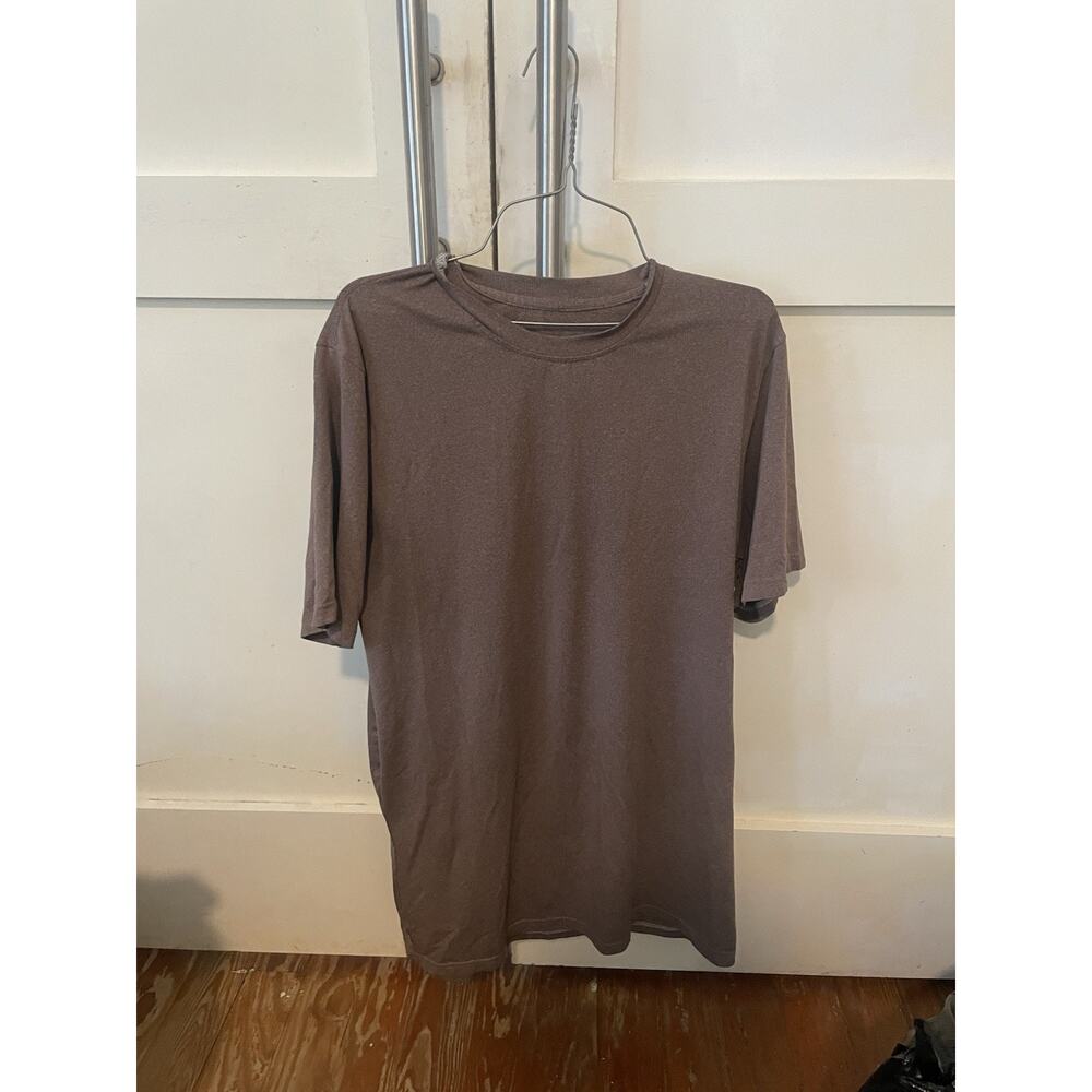 Moisture Wicking T-Shirt, Slightly Fitted, Size Large, Blue